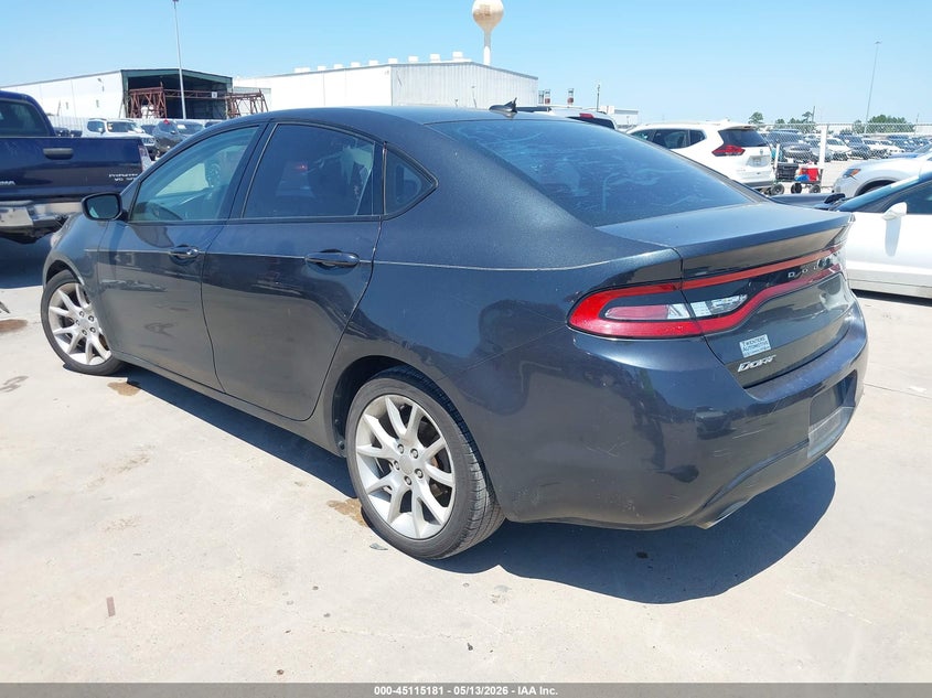 2013 Dodge Dart VIN 1C3CDFBA3DD312116 IAAI salvage auction — RIGHT FRONT, Clear (Oklahoma), sold $500 on 2026-07-09 (photo 3)