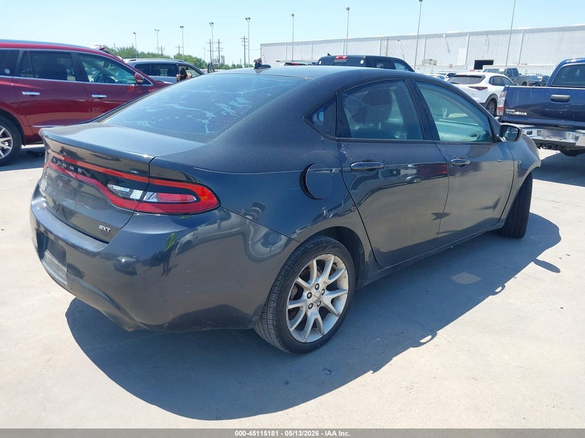 2013 Dodge Dart VIN 1C3CDFBA3DD312116 IAAI salvage auction — RIGHT FRONT, Clear (Oklahoma), sold $500 on 2026-07-09 (photo 4)