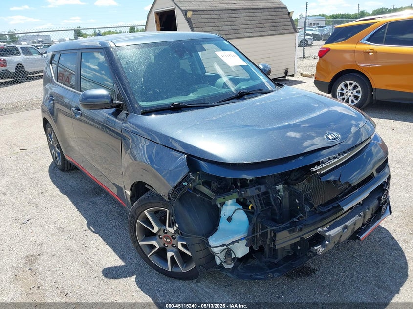 2020 Kia Soul VIN KNDJ63AU2L7034586 IAAI salvage auction — FRONT END, Salvage (Illinois), sold $2,550 on 2026-07-15 (photo 1)