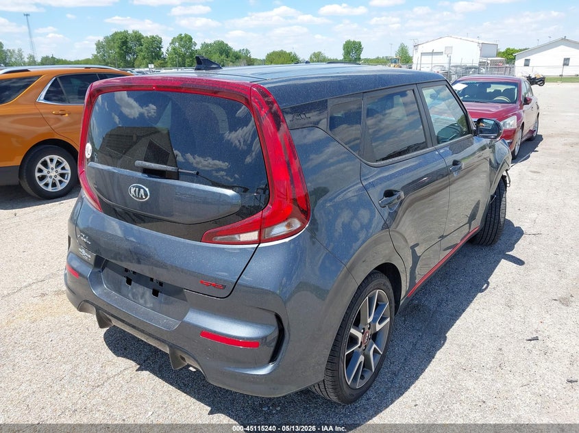 2020 Kia Soul VIN KNDJ63AU2L7034586 IAAI salvage auction — FRONT END, Salvage (Illinois), sold $2,550 on 2026-07-15 (photo 4)