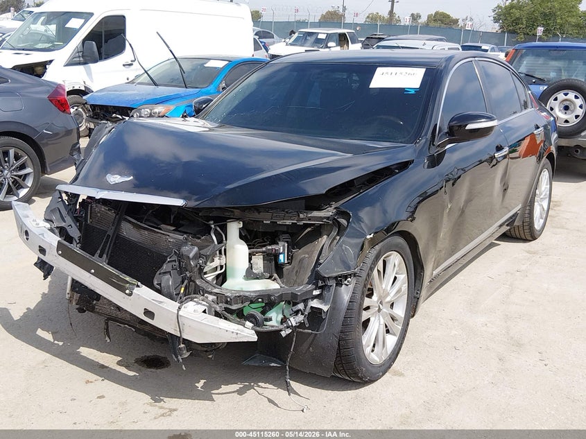 2009 Hyundai Genesis VIN KMHGC46F79U059430 IAAI salvage auction — FRONT END, Salvage (California), sold $525 on 2026-07-08 (photo 2)