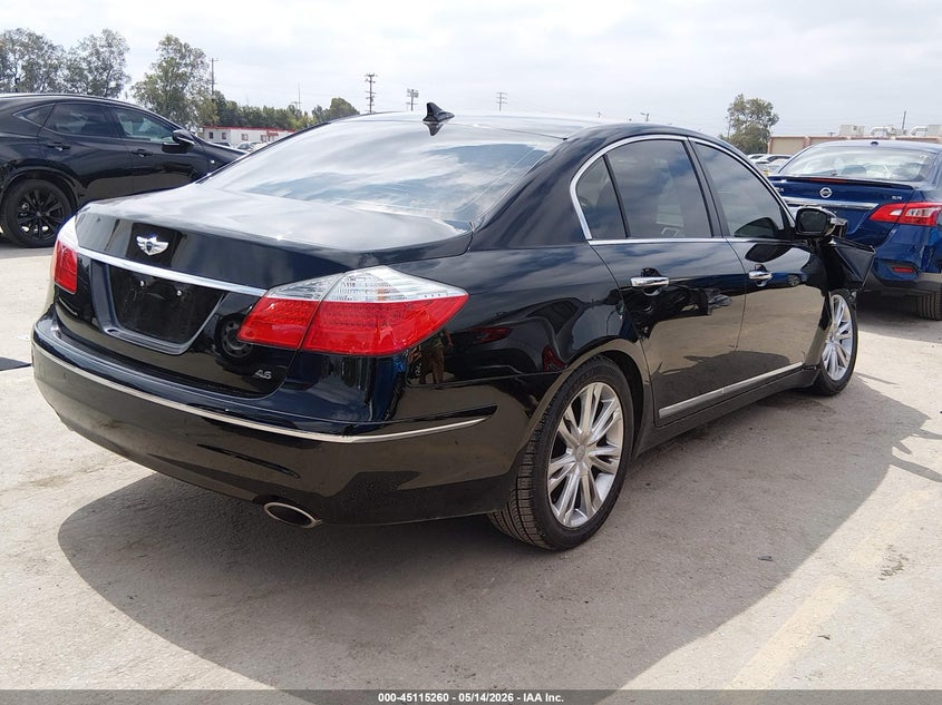 2009 Hyundai Genesis VIN KMHGC46F79U059430 IAAI salvage auction — FRONT END, Salvage (California), sold $525 on 2026-07-08 (photo 4)