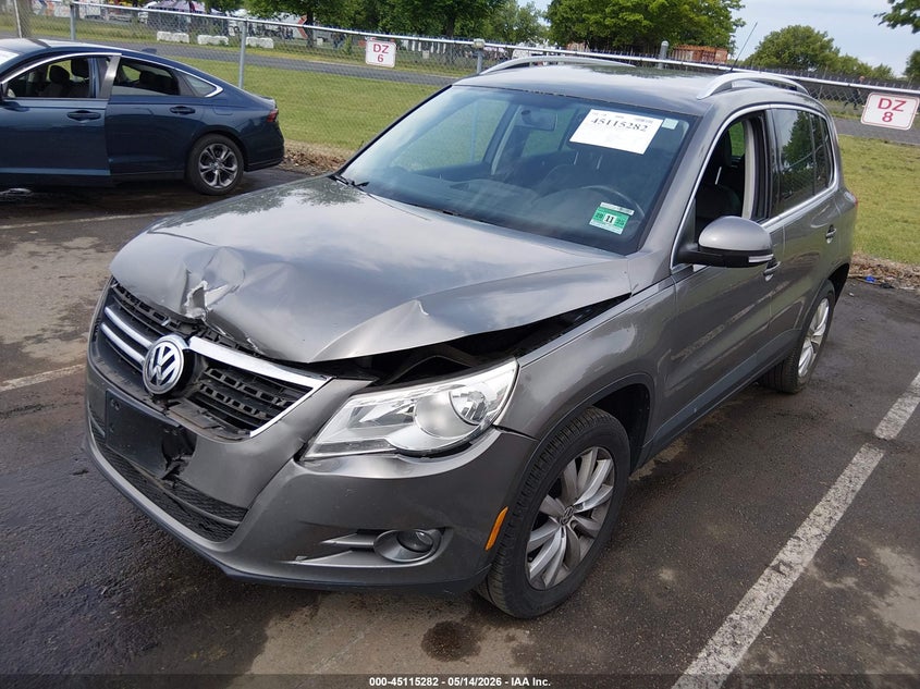 2011 Volkswagen Tiguan VIN WVGBV7AX0BW547229 IAAI salvage auction — FRONT END, Salvage (New Jersey), sold $225 on 2026-07-20 (photo 2)