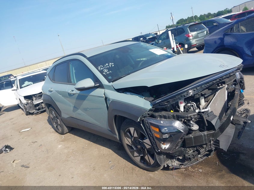 2024 Hyundai Kona VIN KM8HB3AB4RU143386 IAAI salvage auction — FRONT END, Original (Texas), sold $4,525 on 2026-07-15 (photo 1)
