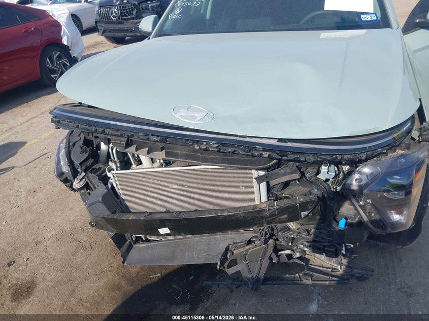 2024 Hyundai Kona VIN KM8HB3AB4RU143386 IAAI salvage auction — FRONT END, Original (Texas), sold $4,525 on 2026-07-15 (photo 6)