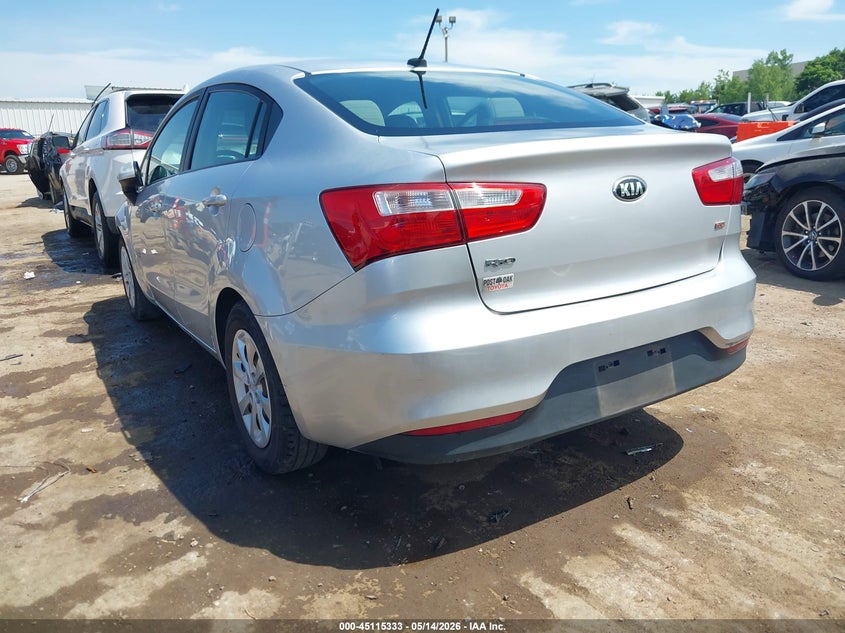 2017 Kia Rio VIN KNADM4A39H6062069 IAAI salvage auction — FRONT END, Salvage (Oklahoma), sold $700 on 2026-07-22 (photo 3)