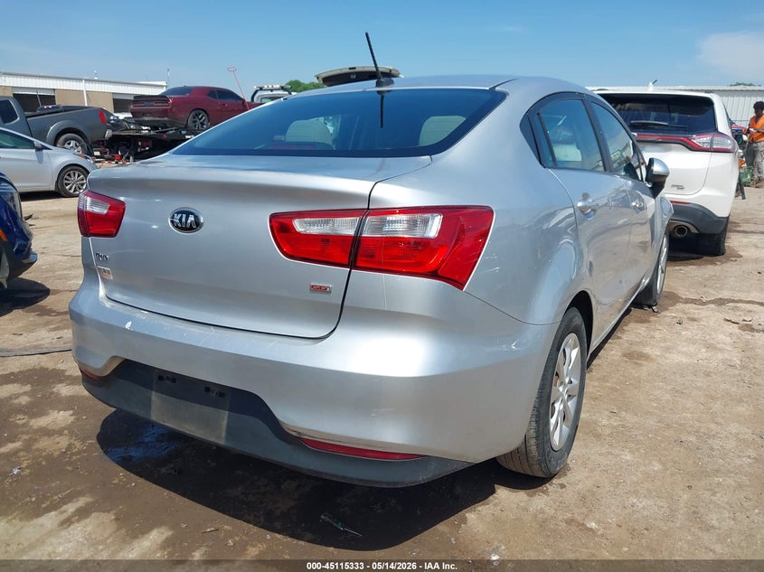 2017 Kia Rio VIN KNADM4A39H6062069 IAAI salvage auction — FRONT END, Salvage (Oklahoma), sold $700 on 2026-07-22 (photo 4)