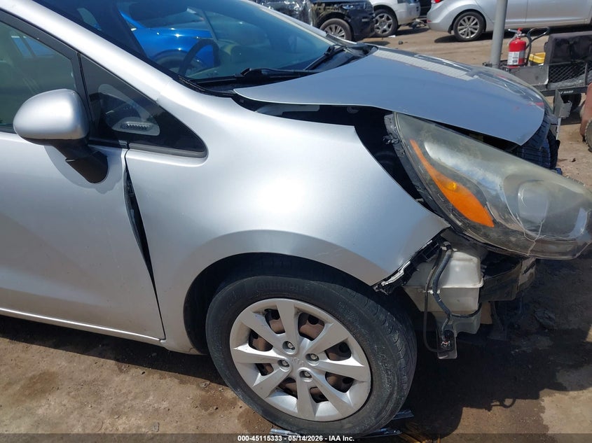 2017 Kia Rio VIN KNADM4A39H6062069 IAAI salvage auction — FRONT END, Salvage (Oklahoma), sold $700 on 2026-07-22 (photo 6)