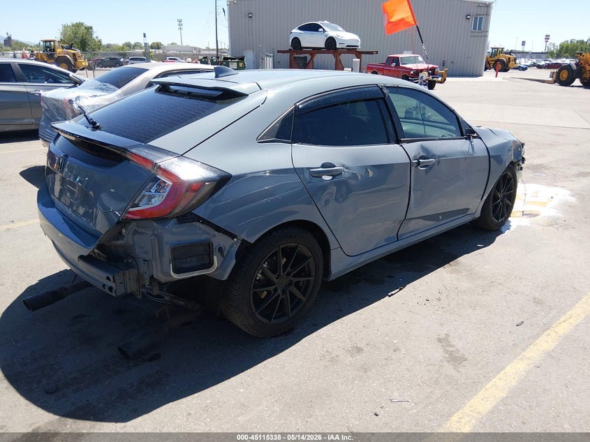 2021 Honda Civic VIN SHHFK7H62MU201118 IAAI salvage auction — FRONT END, Salvage (Utah), sold $2,100 on 2026-07-23 (photo 4)