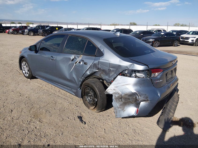 2024 Toyota Corolla VIN 5YFB4MDEXRP152302 IAAI salvage auction — LEFT REAR, Salvage Title, sold $3,850 on 2026-07-29 (photo 3)