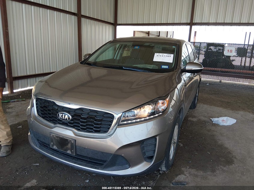 2019 Kia Sorento VIN 5XYPGDA54KG480858 IAAI salvage auction — REAR END, Original (Texas), sold $2,325 on 2026-07-14 (photo 2)