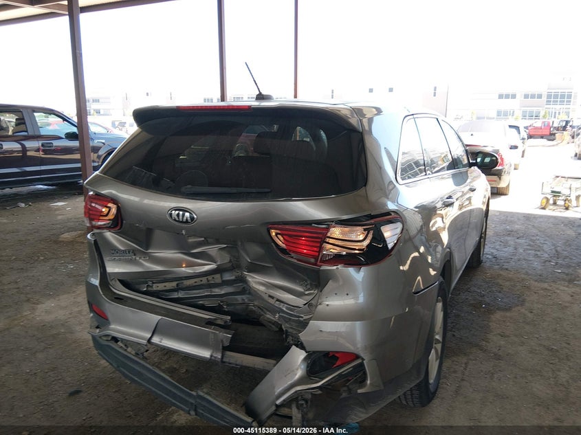 2019 Kia Sorento VIN 5XYPGDA54KG480858 IAAI salvage auction — REAR END, Original (Texas), sold $2,325 on 2026-07-14 (photo 4)