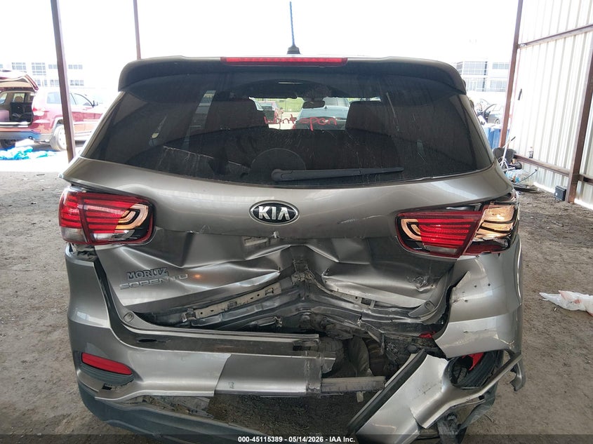 2019 Kia Sorento VIN 5XYPGDA54KG480858 IAAI salvage auction — REAR END, Original (Texas), sold $2,325 on 2026-07-14 (photo 6)
