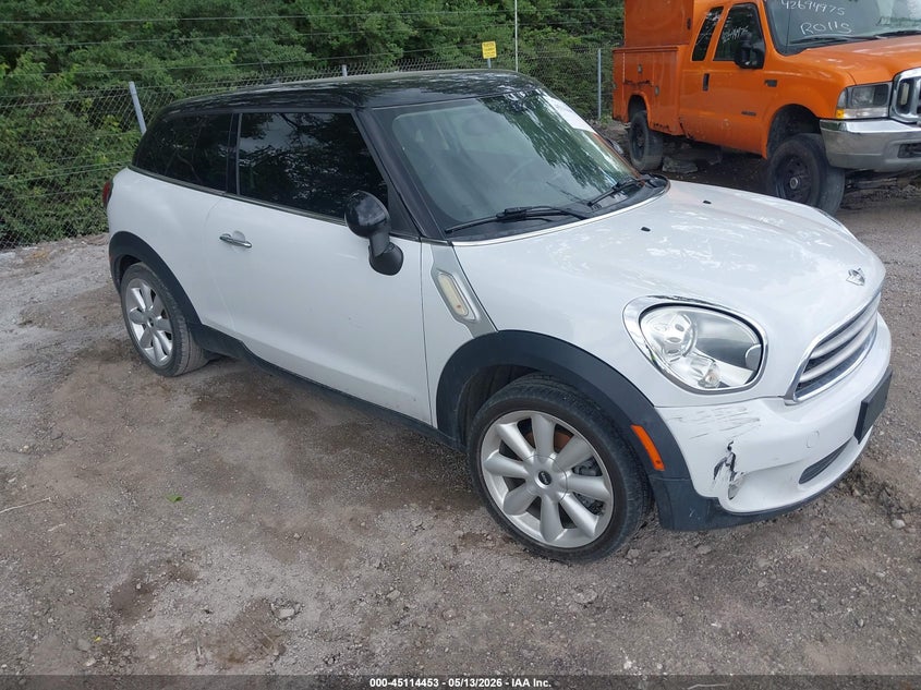 2013 Mini Paceman VIN WMWSS1C59DWN46487 IAAI salvage auction — FRONT END, Salvage (Indiana), sold $475 on 2026-07-15 (photo 1)