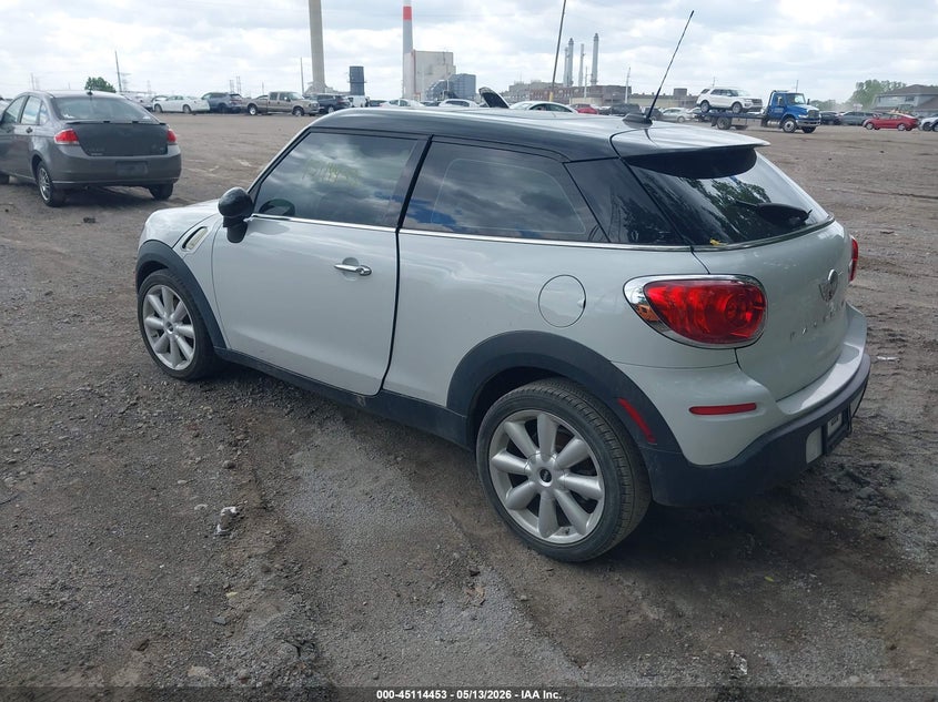 2013 Mini Paceman VIN WMWSS1C59DWN46487 IAAI salvage auction — FRONT END, Salvage (Indiana), sold $475 on 2026-07-15 (photo 3)