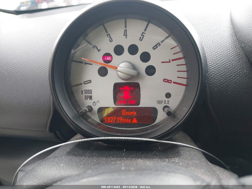 2013 Mini Paceman VIN WMWSS1C59DWN46487 IAAI salvage auction — FRONT END, Salvage (Indiana), sold $475 on 2026-07-15 (photo 7)