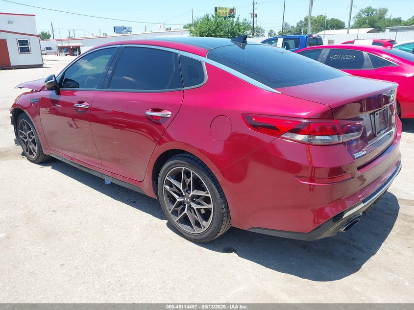 2020 Kia Optima VIN 5XXGT4L3XLG439518 IAAI salvage auction — FRONT END, Salvage (Texas), sold $1,550 on 2026-08-01 (photo 3)