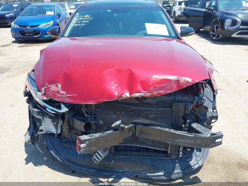 2020 Kia Optima VIN 5XXGT4L3XLG439518 IAAI salvage auction — FRONT END, Salvage (Texas), sold $1,550 on 2026-08-01 (photo 6)
