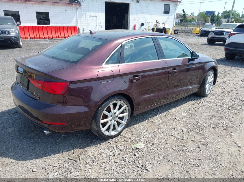 2015 Audi A3 VIN WAUEFGFF7F1047888 IAAI salvage auction — LEFT SIDE, Salvage Title, sold $1,400 on 2026-07-08 (photo 4)