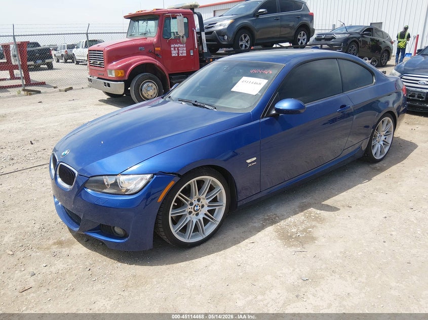 2009 BMW 3 series VIN WBAWC735X9E270190 IAAI salvage auction — HAIL, Salvage (Kansas), sold $3,550 on 2026-07-24 (photo 2)