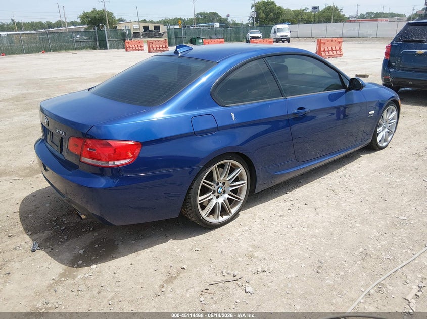2009 BMW 3 series VIN WBAWC735X9E270190 IAAI salvage auction — HAIL, Salvage (Kansas), sold $3,550 on 2026-07-24 (photo 4)