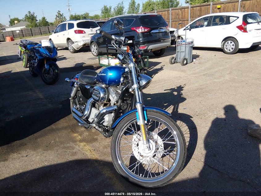 2006 Harley-davidson Iron VIN 1HD4CJM196K414780 IAAI salvage auction — LEFT SIDE, Salvage (Colorado), sold $950 on 2026-09-13 (photo 1)