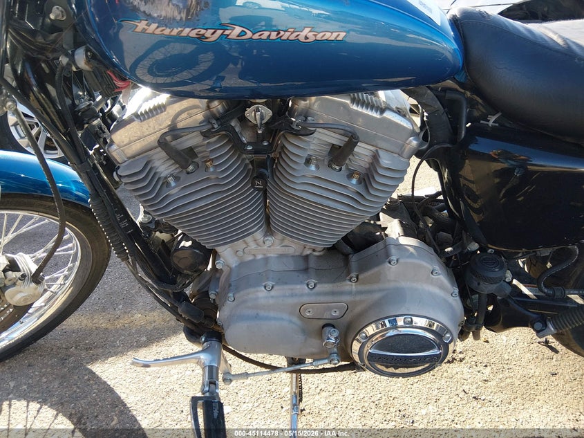 2006 Harley-davidson Iron VIN 1HD4CJM196K414780 IAAI salvage auction — LEFT SIDE, Salvage (Colorado), sold $950 on 2026-09-13 (photo 9)