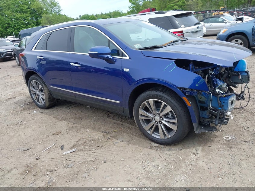 2025 Cadillac Xt5 VIN 1GYKNDR47SZ158545 IAAI salvage auction — FRONT END, Salvage (Massachusetts), sold $14,200 on 2026-07-18 (photo 1)