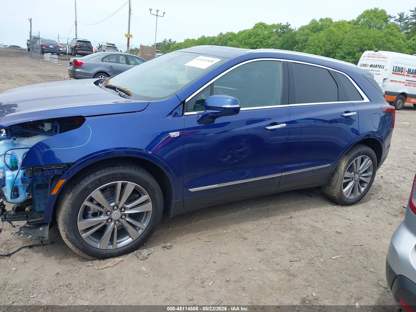 2025 Cadillac Xt5 VIN 1GYKNDR47SZ158545 IAAI salvage auction — FRONT END, Salvage (Massachusetts), sold $14,200 on 2026-07-18 (photo 2)