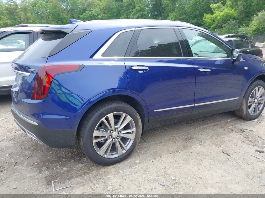 2025 Cadillac Xt5 VIN 1GYKNDR47SZ158545 IAAI salvage auction — FRONT END, Salvage (Massachusetts), sold $14,200 on 2026-07-18 (photo 4)