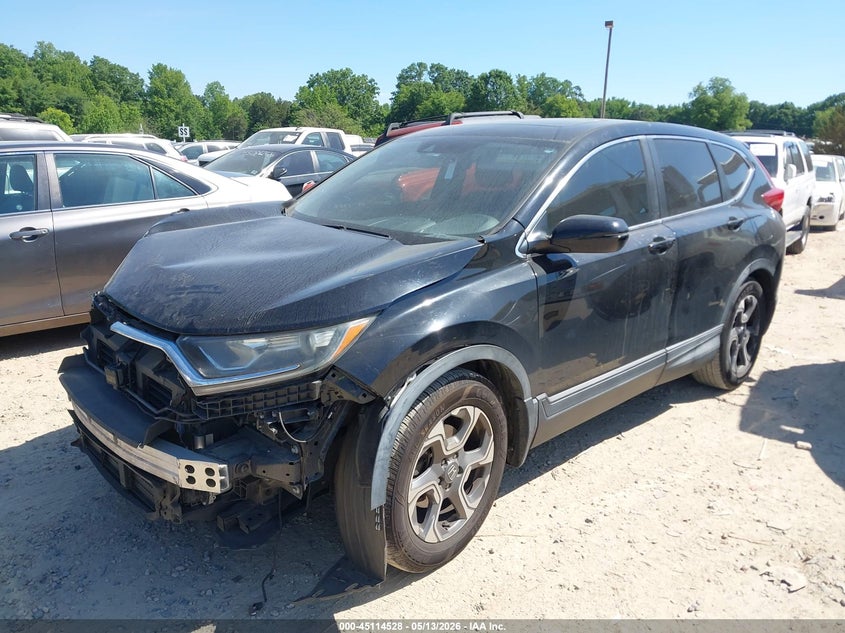 2017 Honda Cr-v VIN 7FARW1H5XHE001752 IAAI salvage auction — FRONT END, Salvage (North Carolina), sold $5,750 on 2026-07-13 (photo 2)