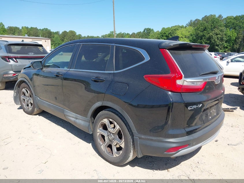 2017 Honda Cr-v VIN 7FARW1H5XHE001752 IAAI salvage auction — FRONT END, Salvage (North Carolina), sold $5,750 on 2026-07-13 (photo 3)