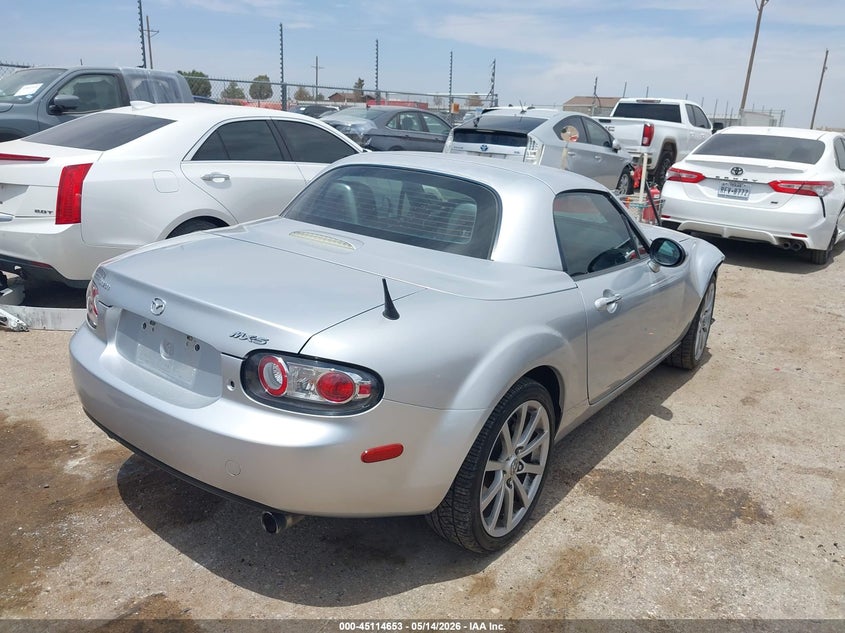 2008 Mazda Mx-5 VIN JM1NC26F180154524 IAAI salvage auction — LEFT & RIGHT, Salvage (Texas), sold $1,950 on 2026-07-14 (photo 4)