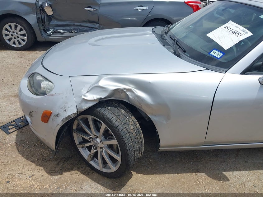 2008 Mazda Mx-5 VIN JM1NC26F180154524 IAAI salvage auction — LEFT & RIGHT, Salvage (Texas), sold $1,950 on 2026-07-14 (photo 6)