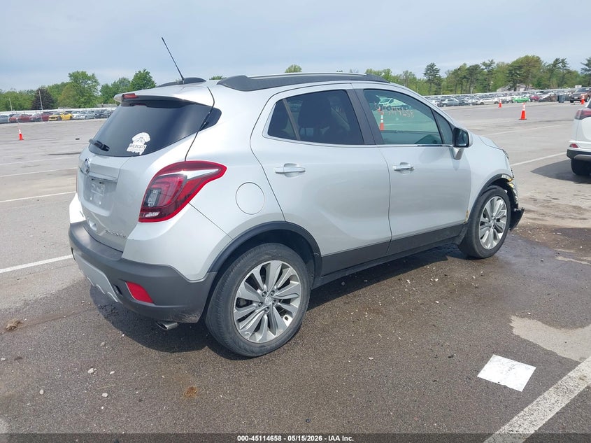 2018 Buick Encore VIN KL4CJASB7JB543859 IAAI salvage auction — RIGHT FRONT, Clear (Indiana), sold $1,350 on 2026-07-24 (photo 4)