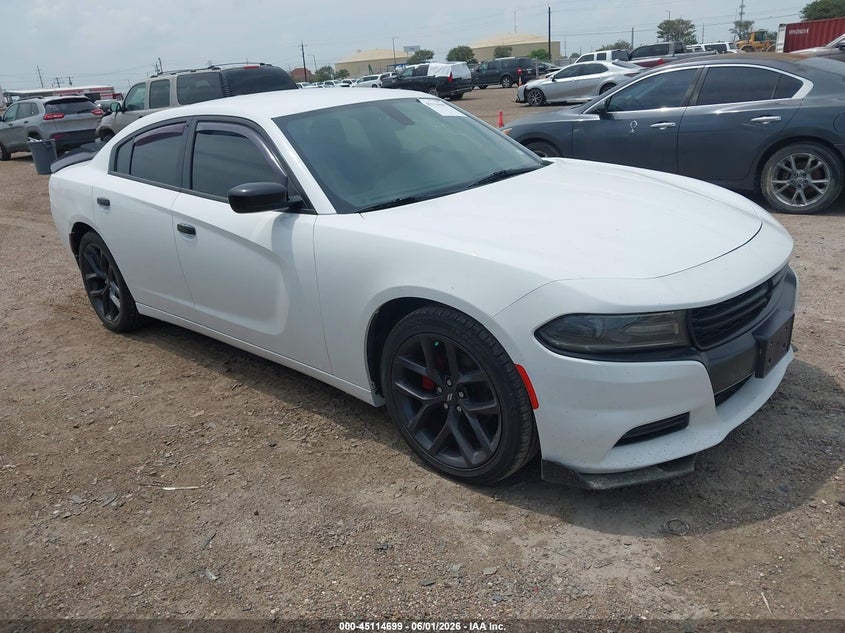 2020 Dodge Charger VIN 2C3CDXBG3LH102210 IAAI salvage auction — LEFT SIDE, Salvage Title, sold $7,600 on 2026-07-22 (photo 1)