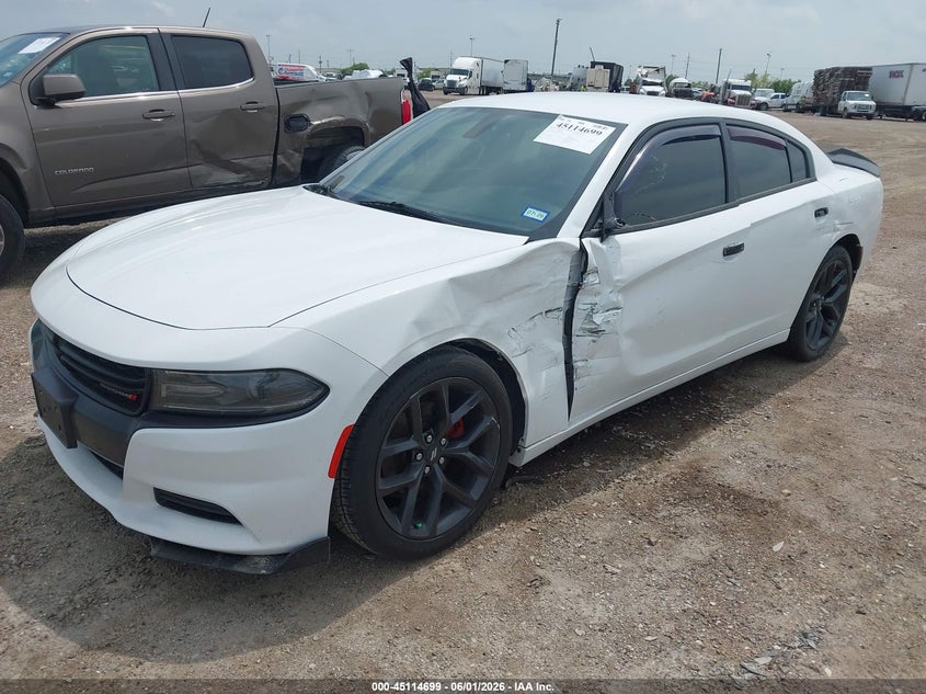 2020 Dodge Charger VIN 2C3CDXBG3LH102210 IAAI salvage auction — LEFT SIDE, Salvage Title, sold $7,600 on 2026-07-22 (photo 2)