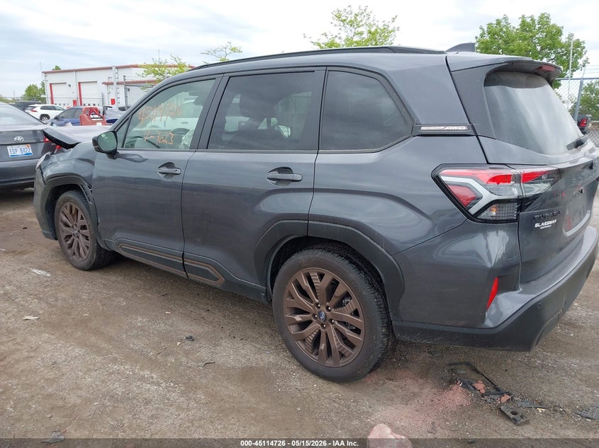 2025 Subaru Forester VIN JF2SLDHC4SH407623 IAAI salvage auction — FRONT END, Salvage (Michigan), sold $5,500 on 2026-07-30 (photo 3)