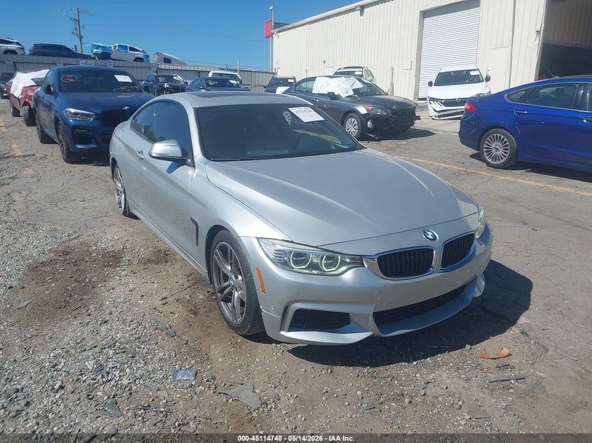 2014 BMW 4er VIN WBA3N7C51EF718172 IAAI salvage auction — LEFT SIDE, Salvage (Georgia), sold $4,050 on 2026-07-29 (photo 1)
