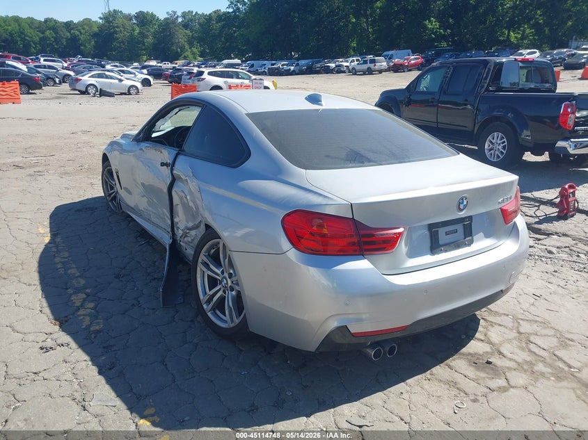 2014 BMW 4er VIN WBA3N7C51EF718172 IAAI salvage auction — LEFT SIDE, Salvage (Georgia), sold $4,050 on 2026-07-29 (photo 3)
