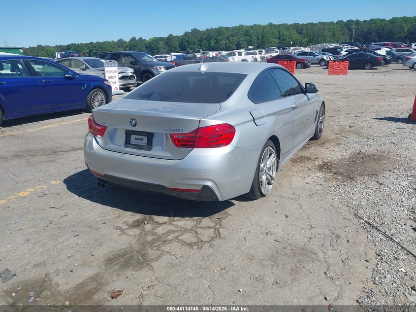 2014 BMW 4er VIN WBA3N7C51EF718172 IAAI salvage auction — LEFT SIDE, Salvage (Georgia), sold $4,050 on 2026-07-29 (photo 4)