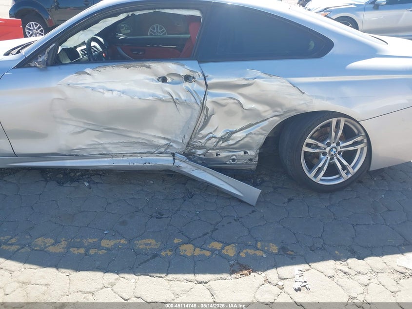 2014 BMW 4er VIN WBA3N7C51EF718172 IAAI salvage auction — LEFT SIDE, Salvage (Georgia), sold $4,050 on 2026-07-29 (photo 6)