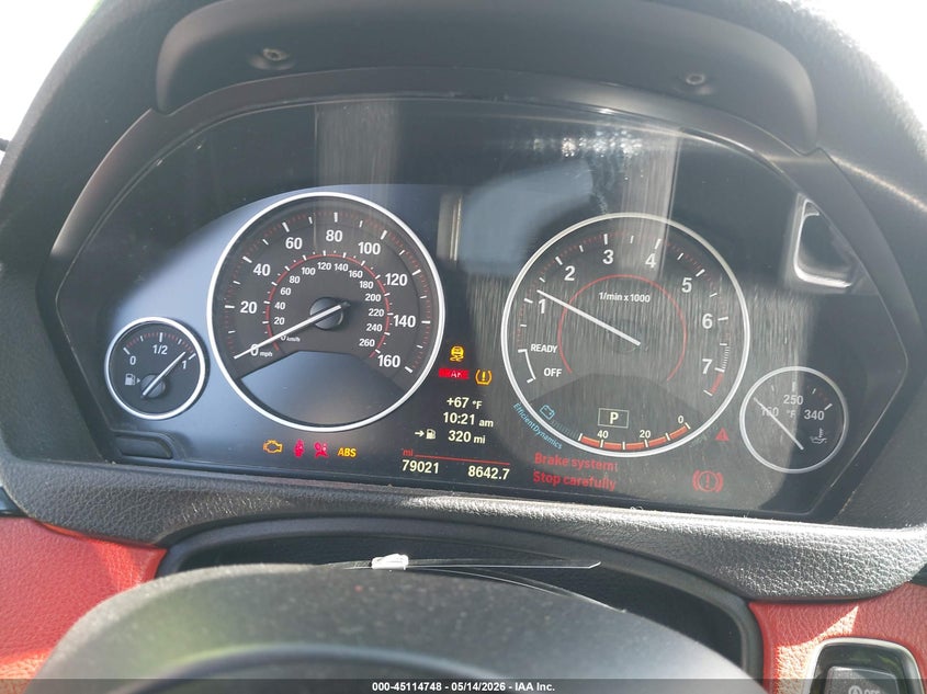 2014 BMW 4er VIN WBA3N7C51EF718172 IAAI salvage auction — LEFT SIDE, Salvage (Georgia), sold $4,050 on 2026-07-29 (photo 7)