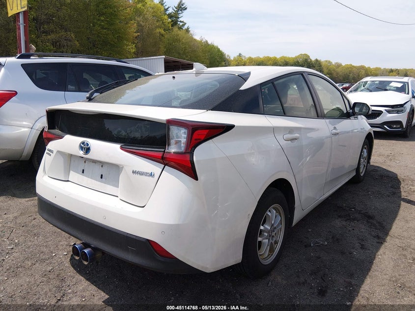 2019 Toyota Prius VIN JTDL9RFU6K3006694 IAAI salvage auction — FRONT END, Salvage Title, sold $5,800 on 2026-07-28 (photo 4)