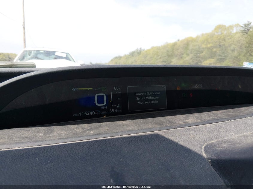 2019 Toyota Prius VIN JTDL9RFU6K3006694 IAAI salvage auction — FRONT END, Salvage Title, sold $5,800 on 2026-07-28 (photo 6)
