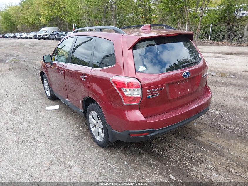 2016 Subaru Forester VIN JF2SJARC2GH535157 IAAI salvage auction — RIGHT SIDE, Salvage (Rhode Island), sold $975 on 2026-07-28 (photo 3)