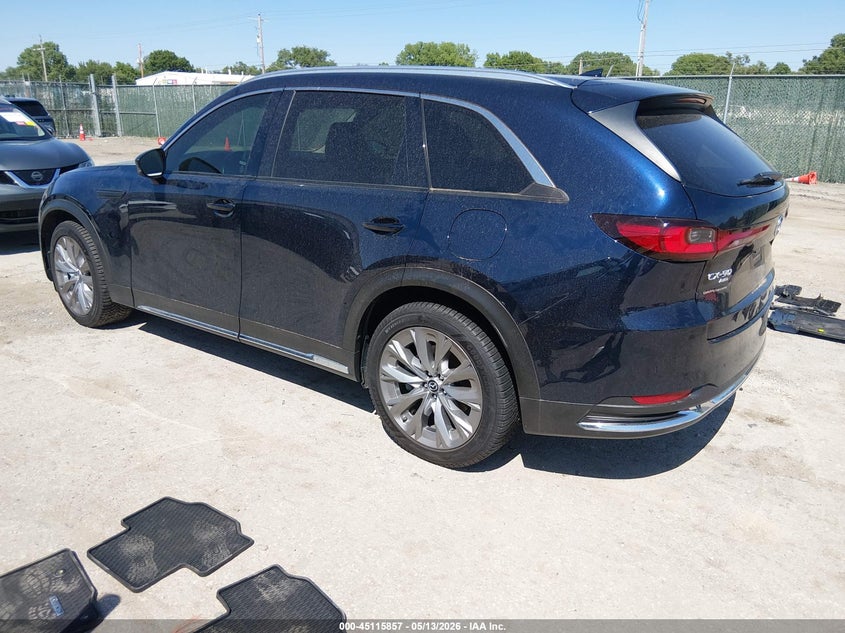 2024 Mazda Cx-90 VIN JM3KKDHD1R1107199 IAAI salvage auction — WATER/FLOOD, Salvage (Kansas), sold $11,400 on 2026-07-31 (photo 3)