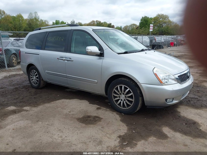2012 Kia SEDONA VIN KNDMH4C77C6482543 IAAI salvage auction — REAR END, Clear (Indiana), sold $1,250 on 2026-07-07 (photo 1)