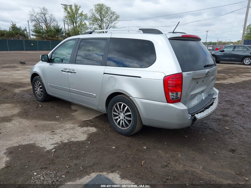 2012 Kia SEDONA VIN KNDMH4C77C6482543 IAAI salvage auction — REAR END, Clear (Indiana), sold $1,250 on 2026-07-07 (photo 3)