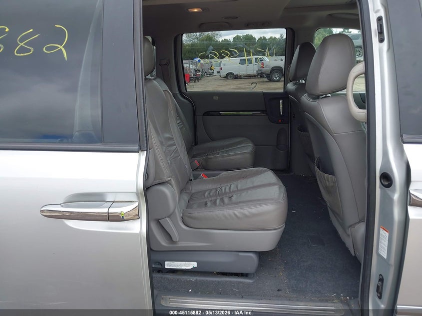 2012 Kia SEDONA VIN KNDMH4C77C6482543 IAAI salvage auction — REAR END, Clear (Indiana), sold $1,250 on 2026-07-07 (photo 8)